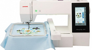 Janome Memory Craft 500E машина, которая сама вышивает
